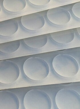 圆形透明单面背胶垫片PrVC塑料橡胶硅胶柜桌子椅子陶瓷脚花盆垫片