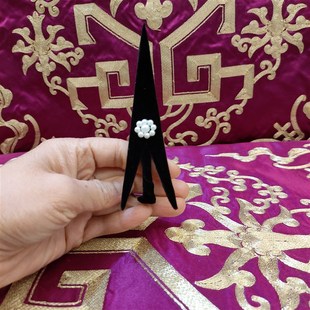 戏娃娃周宓戏曲舞台头饰老生武生小武生三尖慈姑叶