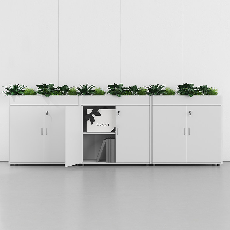 办公室办公室花槽柜白色背景隔断矮柜文件柜收纳柜创意花柜资料柜,商业/办公家具,花槽柜,淘宝优惠券,粉丝福利购,淘宝优惠卷