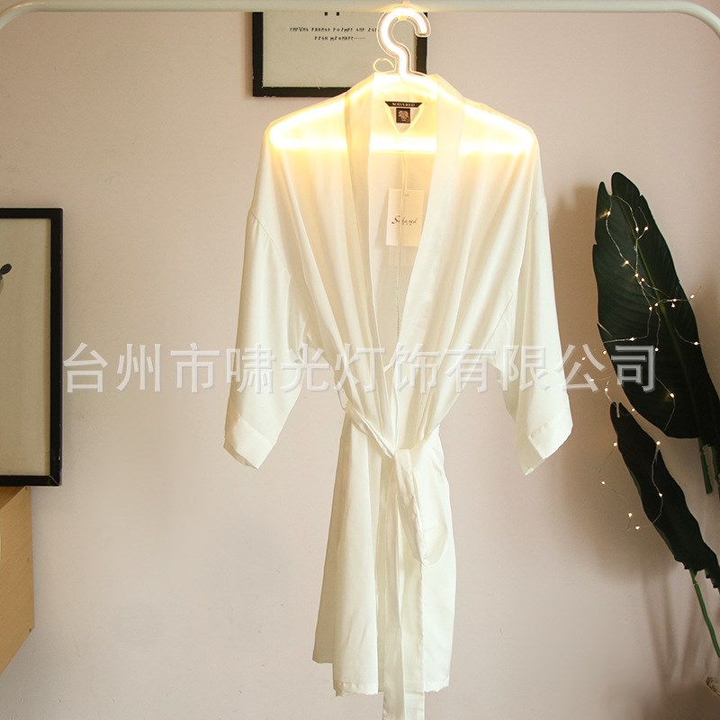 2024LED网红衣架造型灯霓虹灯卧室房间求婚浪漫布置婚纱装饰彩灯