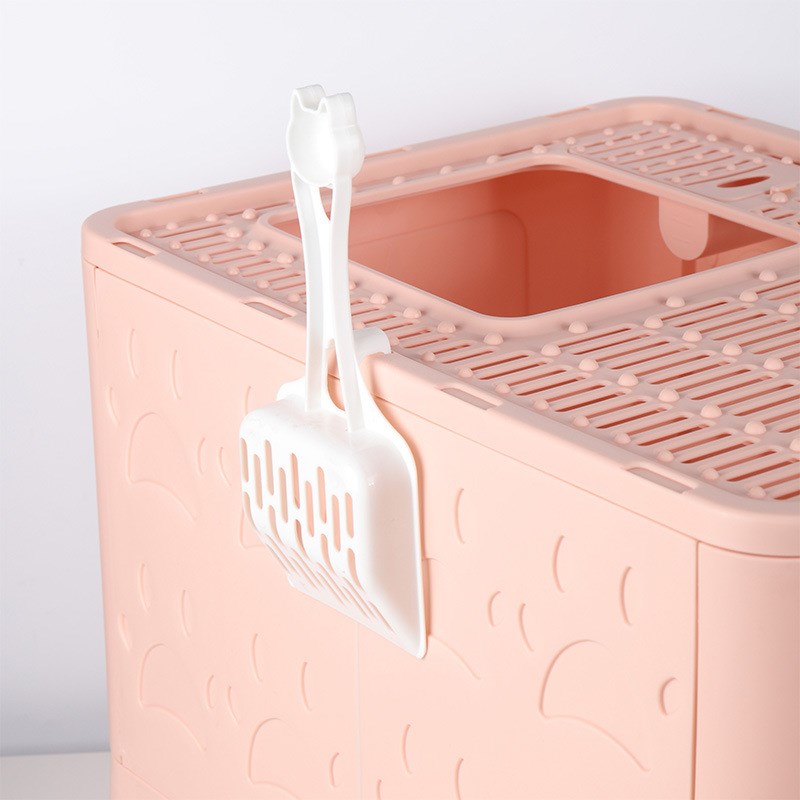 新款折叠猫砂盆全封闭猫厕所防外溅抽屉式除臭猫砂盆超大号猫砂盆