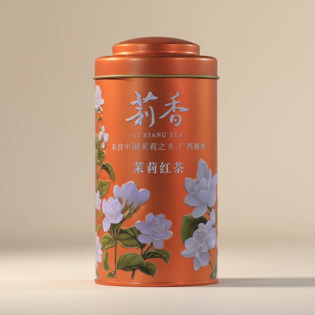 莉香横县茉莉红茶125g耐泡送礼