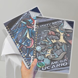 口袋妖怪活页本五爪小学生专用超梦笔记本子A5练习本日记本定制图