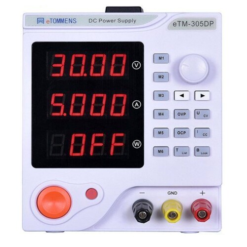 同门eTM-605DP可编程直流四位数显稳压电源60V5A电脑维修线性电源
