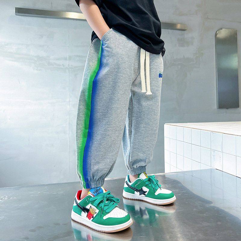 男童宽松年2025中大童男孩新款潮牌休闲裤夏季运动防蚊裤裤子儿童,童装/婴儿装/亲子装,裤子,淘宝优惠券,粉丝福利购,淘宝优惠卷