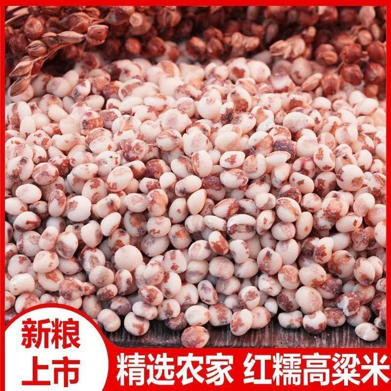 正宗新东北粘糯高粱米农家粘高粱米糯高红高粱新鲜优质当季5斤
