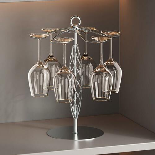 放收纳架展示架置物架轻奢客厅红酒杯架倒挂子置高脚杯悬挂架高档