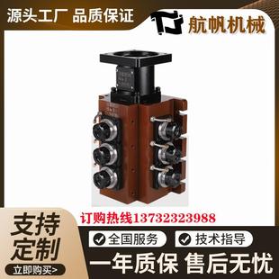 航帆台劲ER25 3动力头数控车床钻孔铣削镗攻丝倒角主轴头伺服