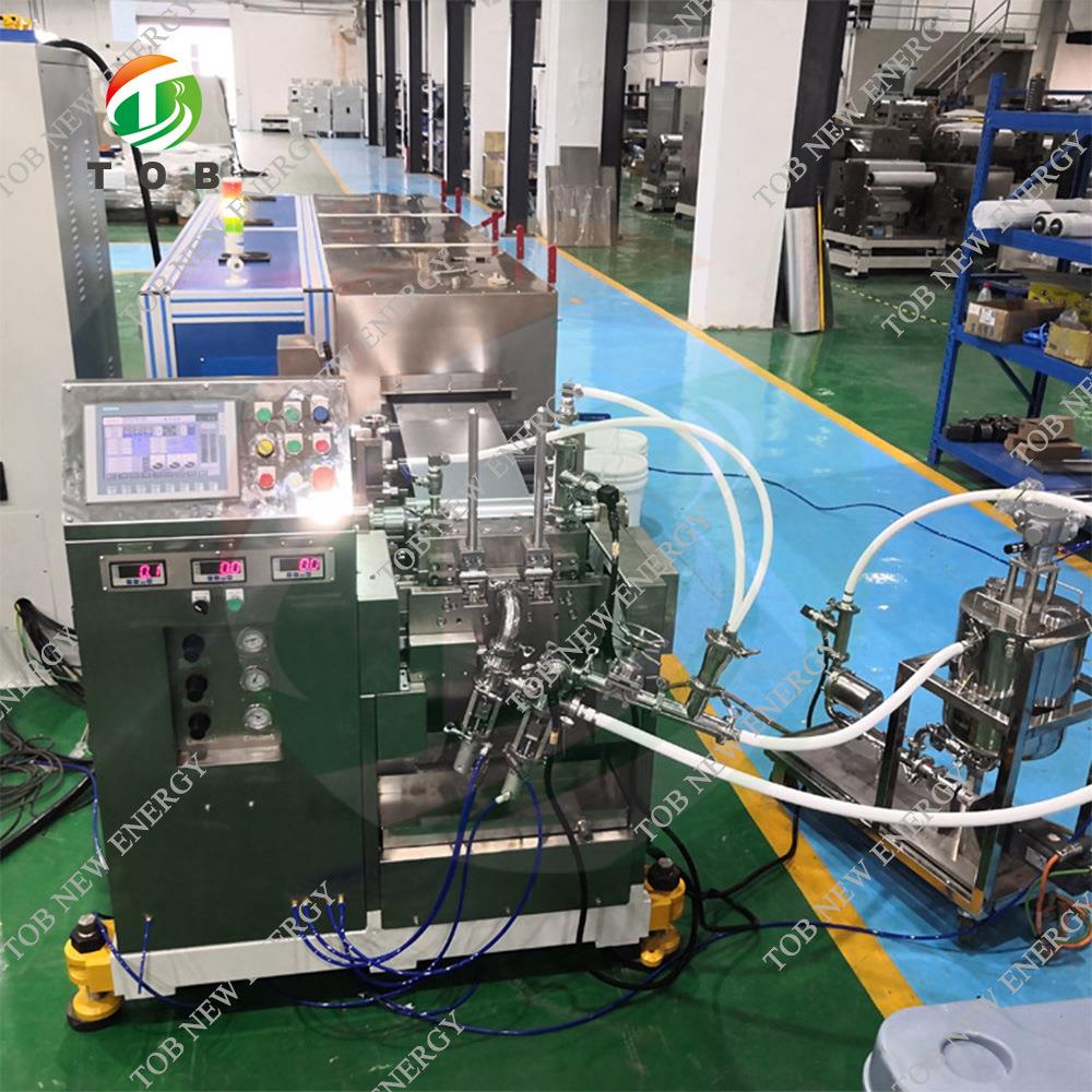 锂电池高校实验室设备小型滚涂机单面挤压涂布机