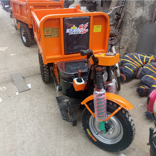 工程自卸电动三轮车 小型建筑工地电三轮车电启动 厂家供应送货