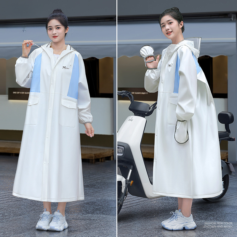 电动车雨衣加厚加长EVA连体