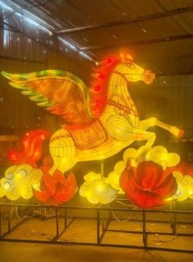 马年花灯户外制2彩灯现货鱼灯26花车0景区春R31797节传统定大型花