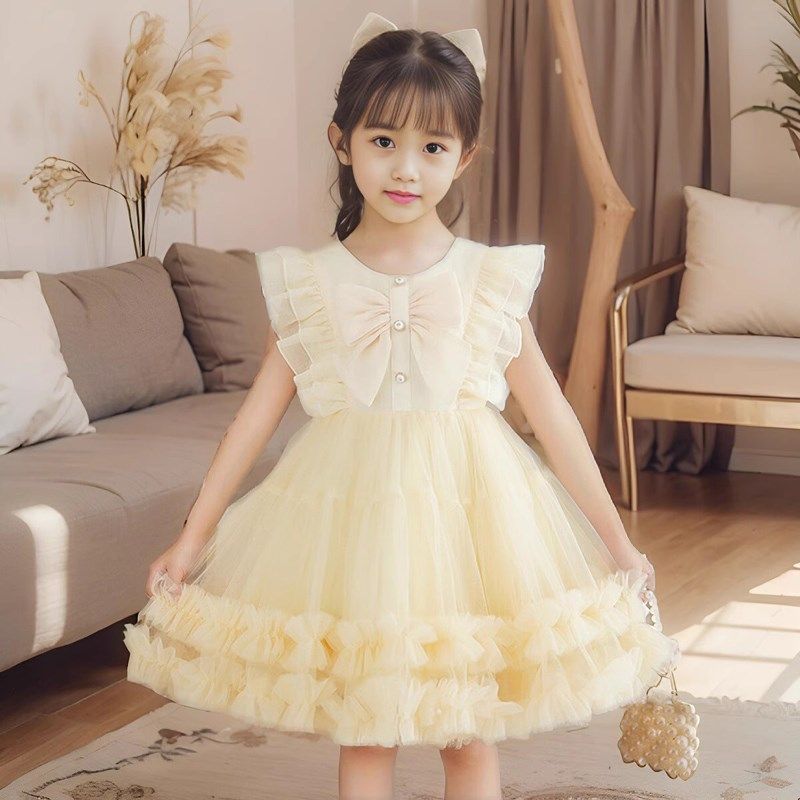 公主裙女童2025新款连衣裙夏超好看裙子儿童洋气夏装小女孩蓬蓬裙