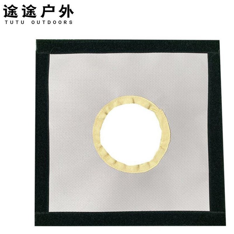 户外野营帐篷开孔防火布烧烤炉子隔热便携垫子阻燃耐高温防烫烟囱