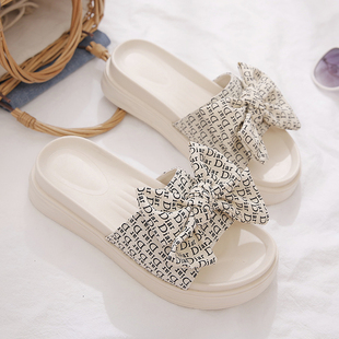 拖鞋外穿b女夏季平底凉鞋厚底休闲时尚凉拖软底防滑防臭2022新款