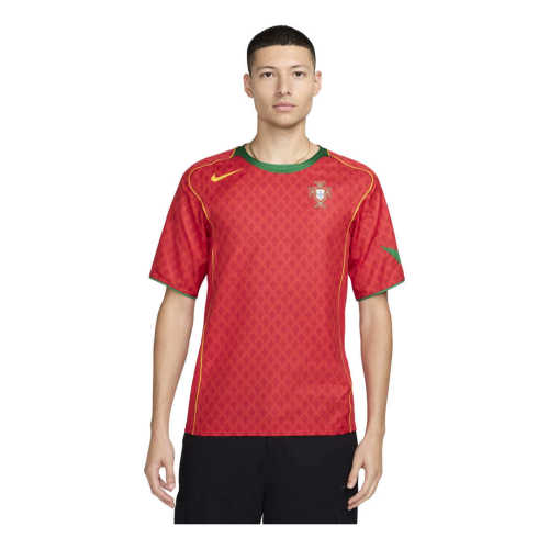 NIKE/耐克男子复刻透气葡萄牙主场足球衣运动短袖T恤HF6851-614