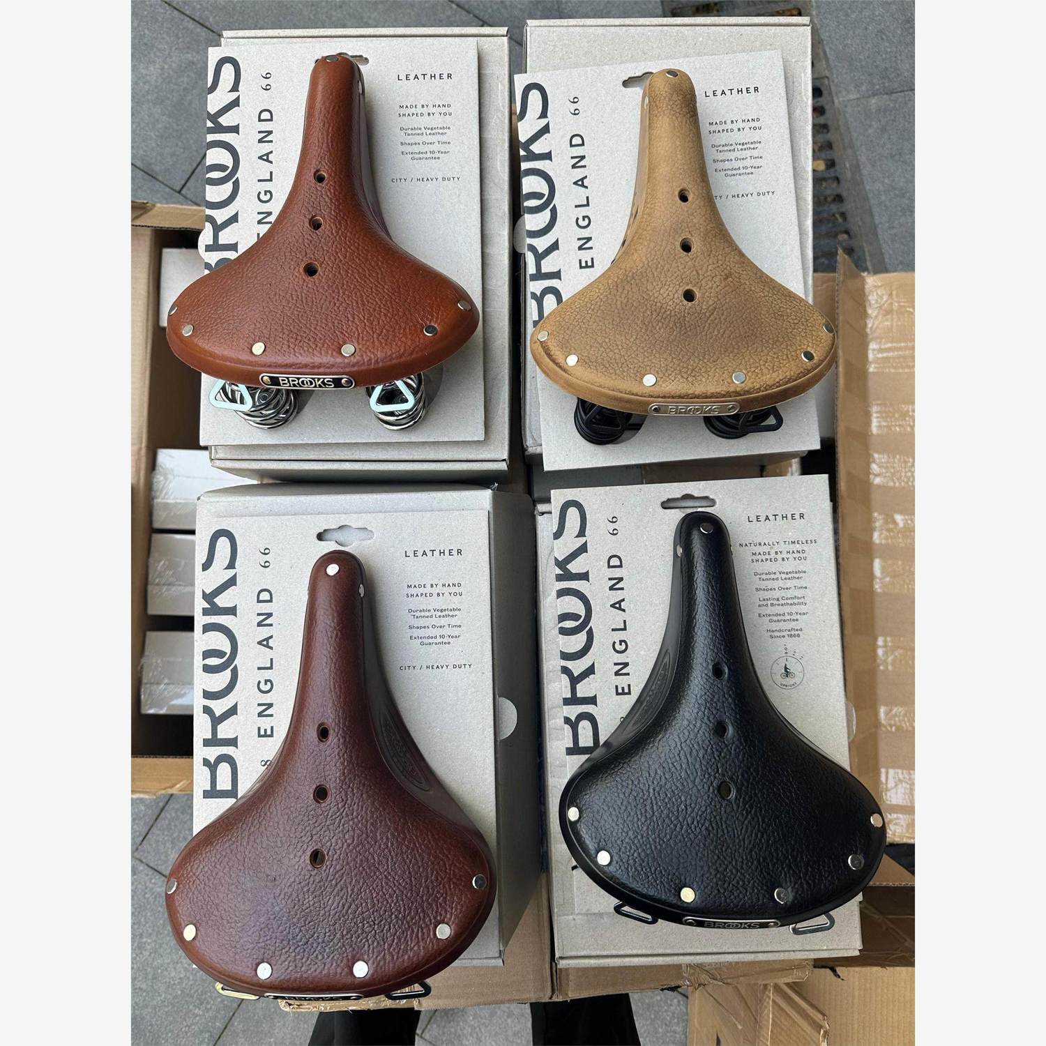 Brooks布鲁克斯67英国纯皮车座