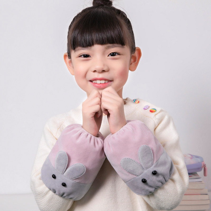 儿童防污耐脏袖套女中童学生套袖秋冬宝宝护袖幼儿卡通可爱手袖头