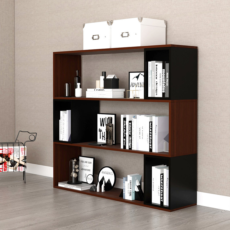 书架简约客厅创意组合置物架子办公室隔断展示柜多层书橱落地书柜