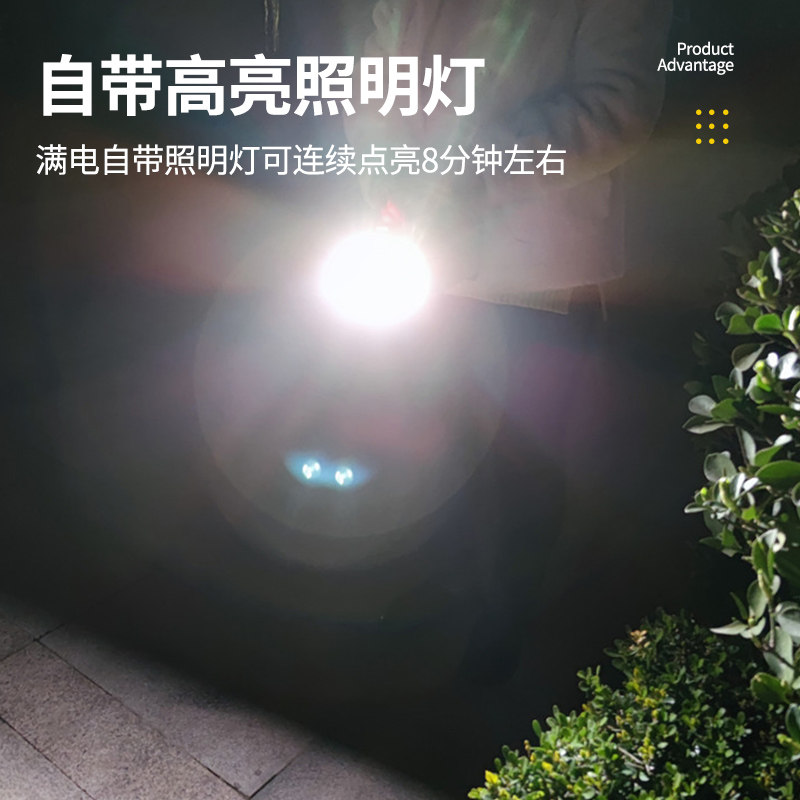 手摇发电大功率高压点火手机充电高亮照明户外应急12V便携电源