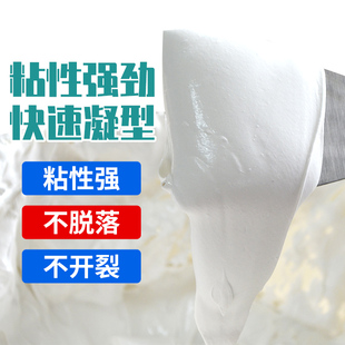 小仙儿腻子膏家用内外墙面修复补墙膏白色免漆防水防潮防霉腻子粉