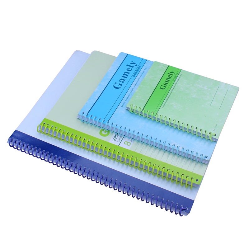10本A4B5A5线圈本子彩色螺旋本加厚侧翻办公分类记事本文具笔记本