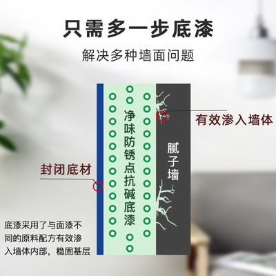 室内外墙抗碱封闭底漆渗透型防潮防霉墙面固沙剂界面剂墙固加固宝