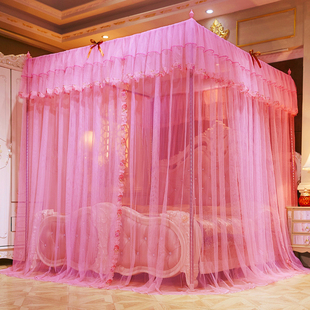 支架蚊帐18床家用2米22x23婚房仙女风夏天2米220 2021年新款