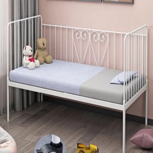 儿童床拼接大床带护栏铁艺加宽小床边床简易公主床婴儿床带围护栏