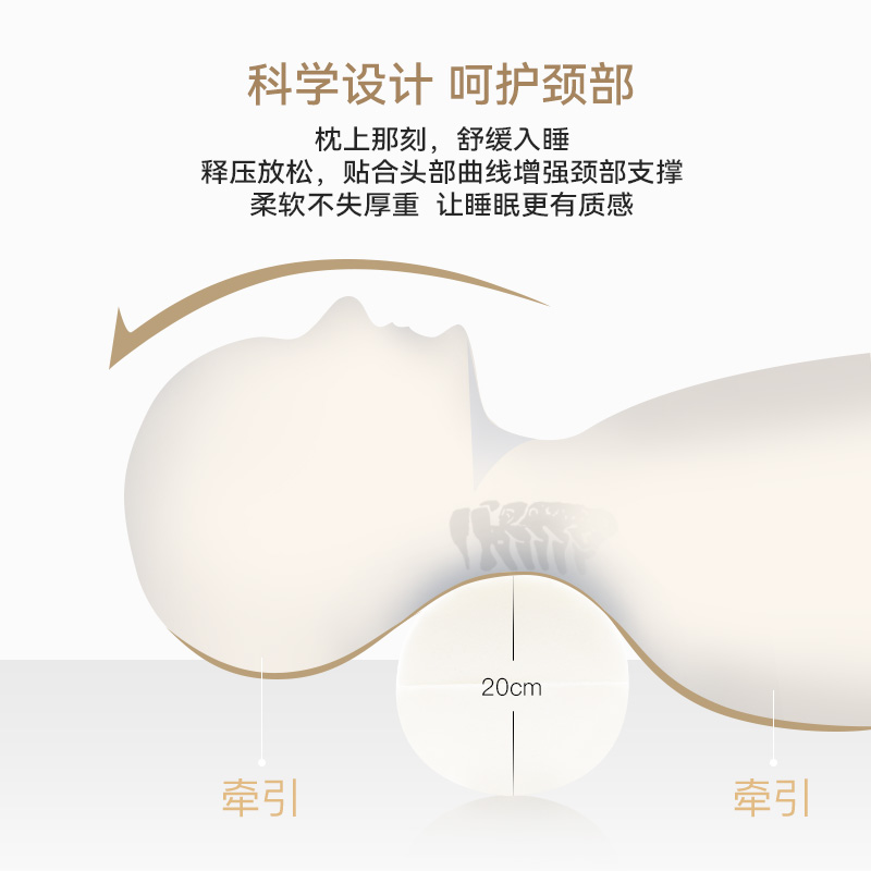 天然乳胶小圆枕 长圆形糖果枕睡眠枕头修复枕 圆柱护颈枕颈椎枕
