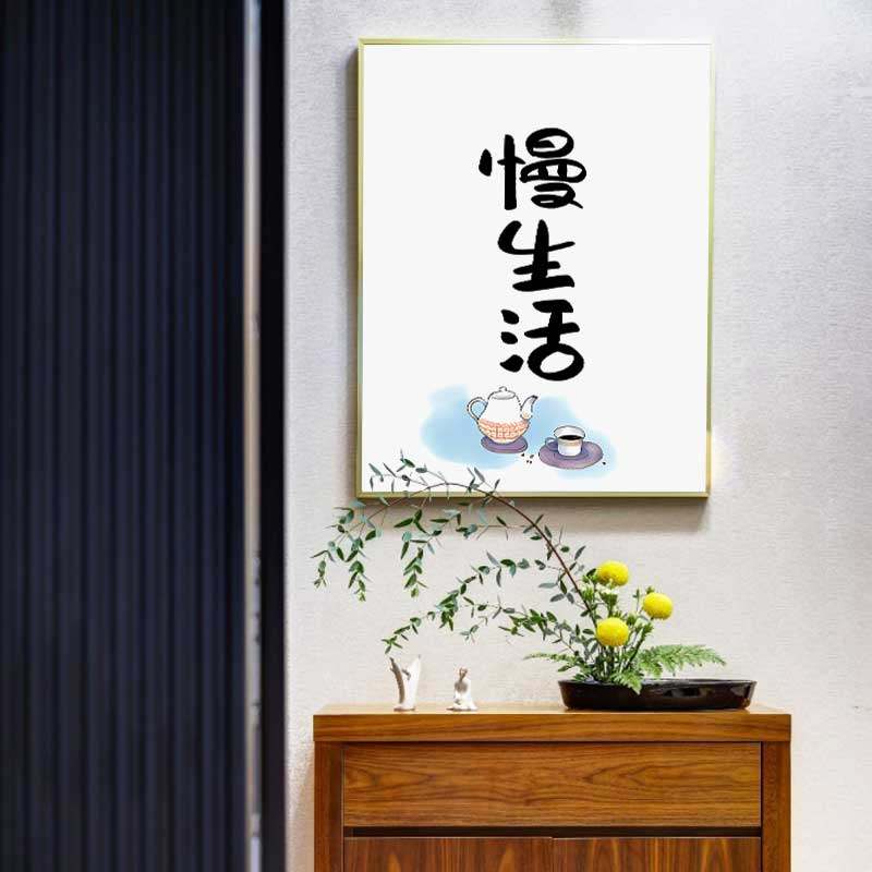动物版画装饰画油画布平面印刷简装图案挂画餐厅壁画卧室床头画