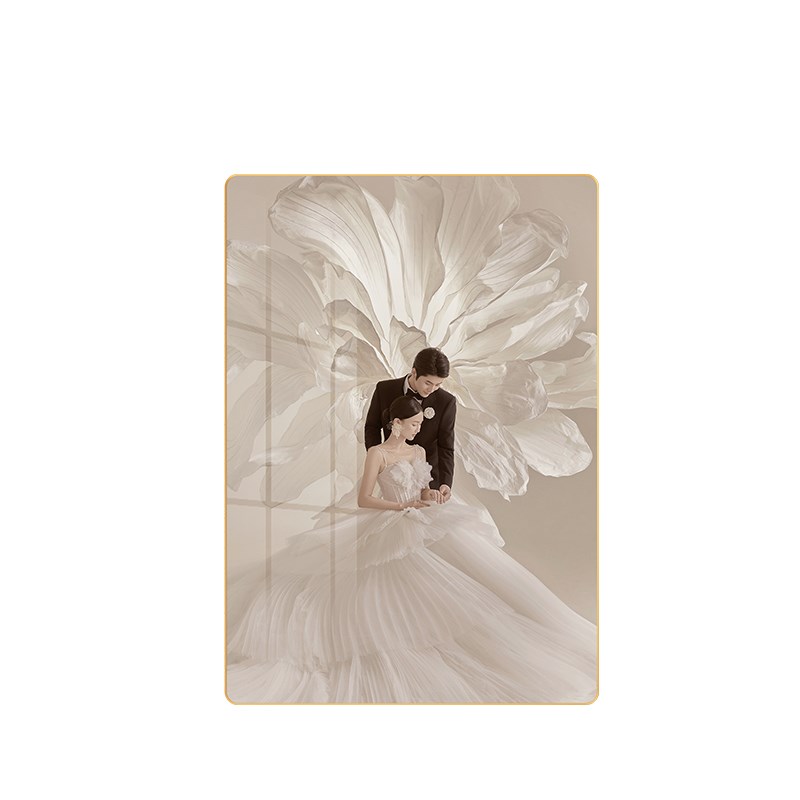 婚纱照相框定制diy洗结婚照片做成画框挂墙打印全家福相片高级感