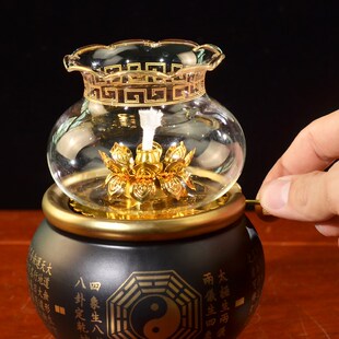 调光防风酥油灯供灯油供灯灯盏灯座长明灯三清道观道家家用供奉