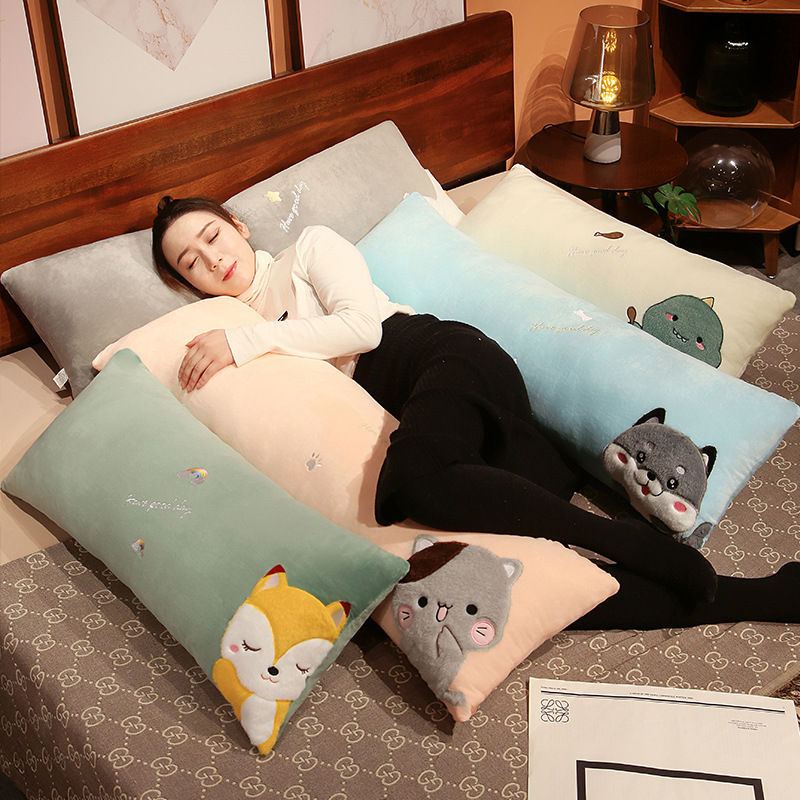 靠枕床头靠垫长方形抱枕女生睡觉长条枕床上大靠背沙发枕头可拆洗