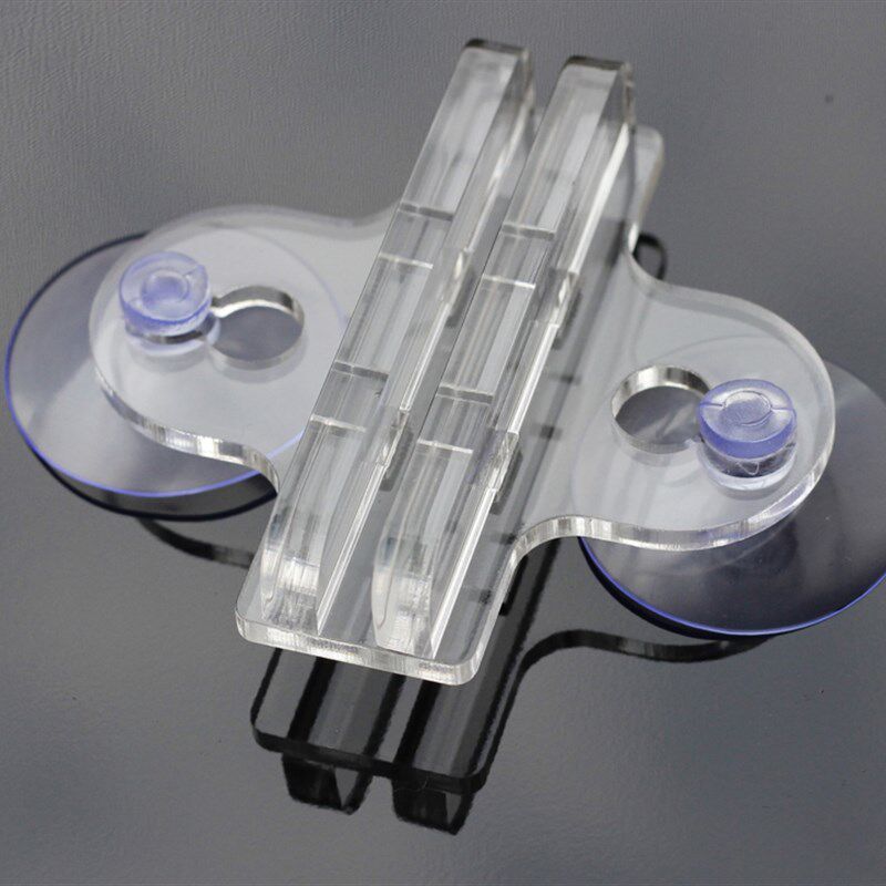 透明亚克力鱼缸隔板夹子 玻璃吸盘 水族箱鱼缸隔离夹30个52元包邮