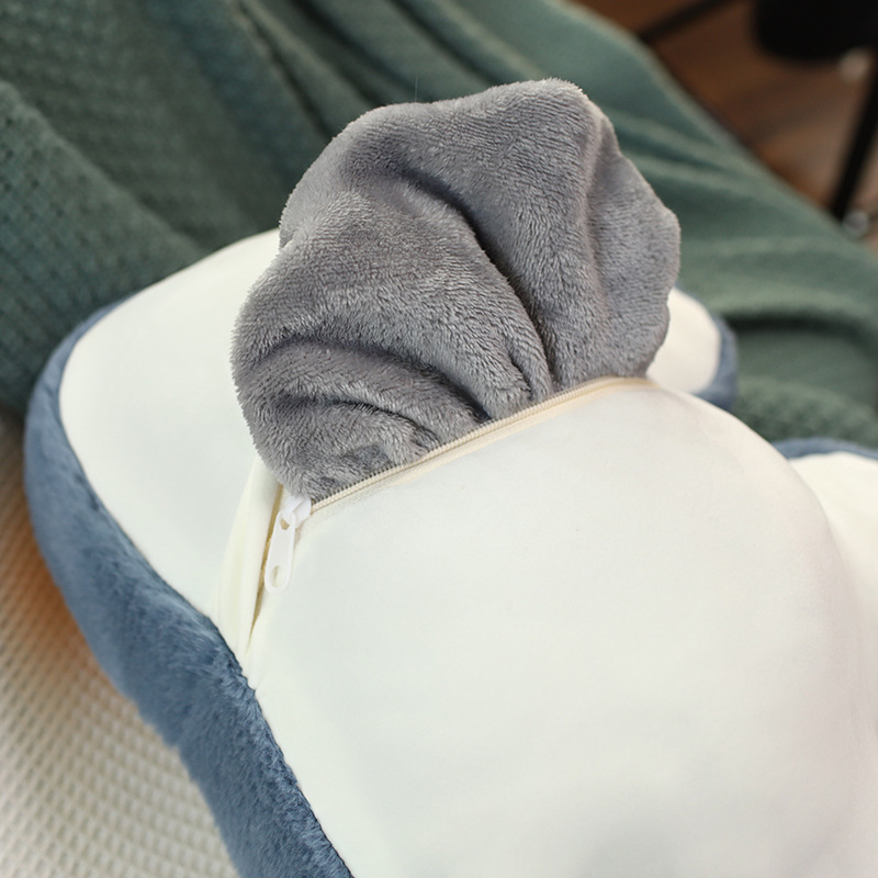 办公室抱枕被子两用毛毯靠枕二合一汽车载靠垫折叠空调被夏季毯子