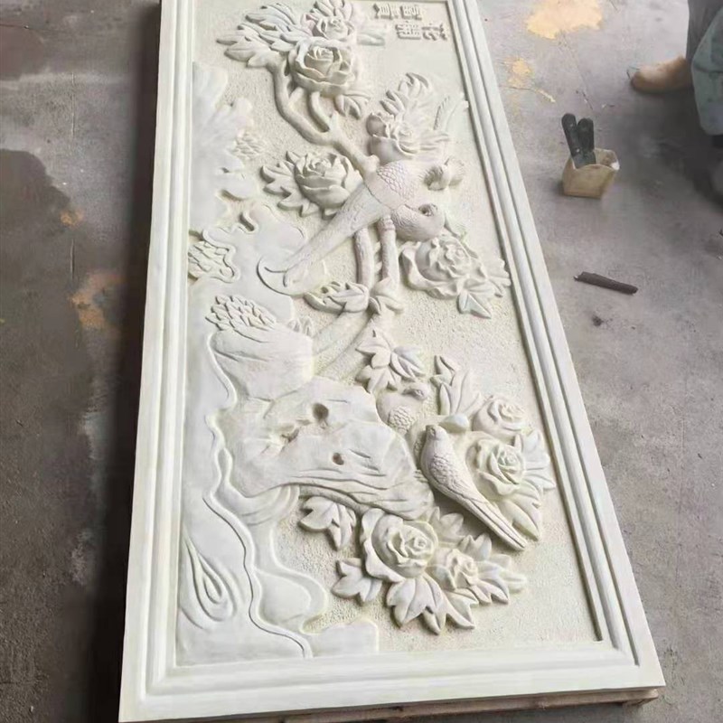 定制砂岩浮雕壁画背景墙玻璃钢仿铜雕塑仿铜人物浮雕画沙岩画金磐
