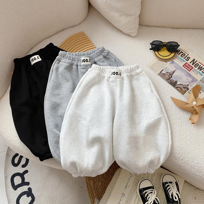 男童卫裤春秋季小童韩版宽松裤子