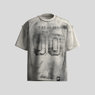 26SS原创·t恤哥特风男女通用街头短袖 DreamBand 530工业迹