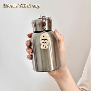 胖丁保温杯女可爱小巧可携式 不锈钢水壶儿童迷你水杯外出随行杯子