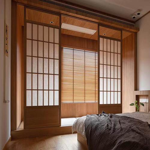 全屋定制榻榻米日式推拉门隔断格子门窗和室樟子门实木移门折叠门