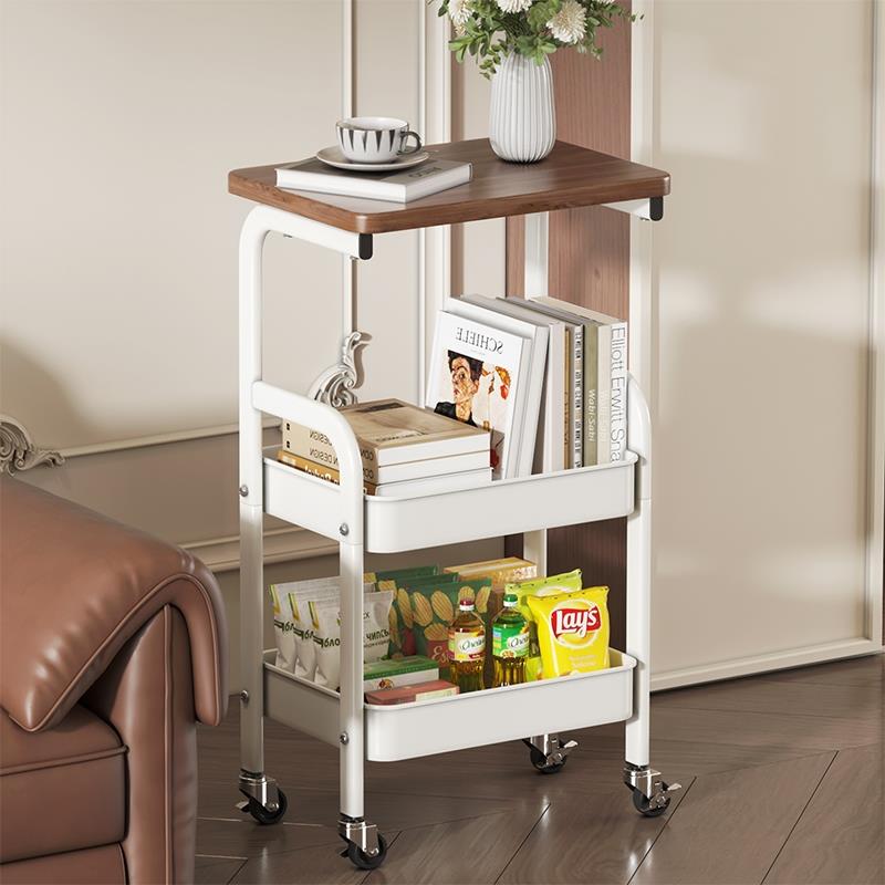 小推车置物架厨房落地多层客厅零食架子移动浴室卫生间收纳储物架