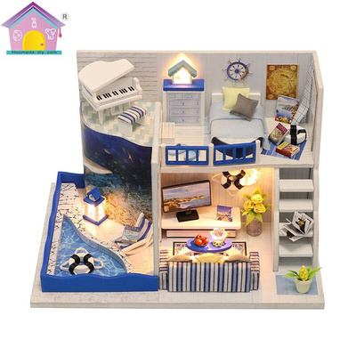diy玩具拼装模型手工小屋礼物制作儿童创意弘达生日材料房子益智