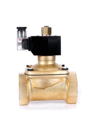 2W系列常开电磁阀水阀全铜气阀4分6分1寸1.2寸2寸AC220VDC24V现货