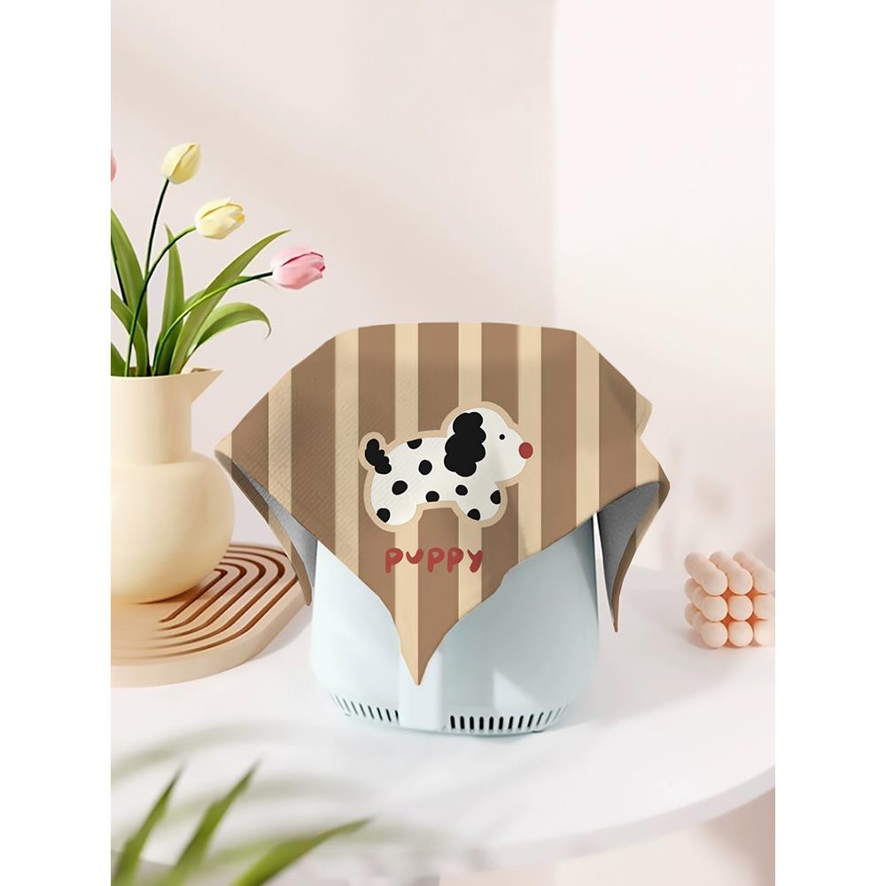 新疆包邮超萌宠物多功能盖布空气炸锅咖啡机防水防尘罩厨房百搭短