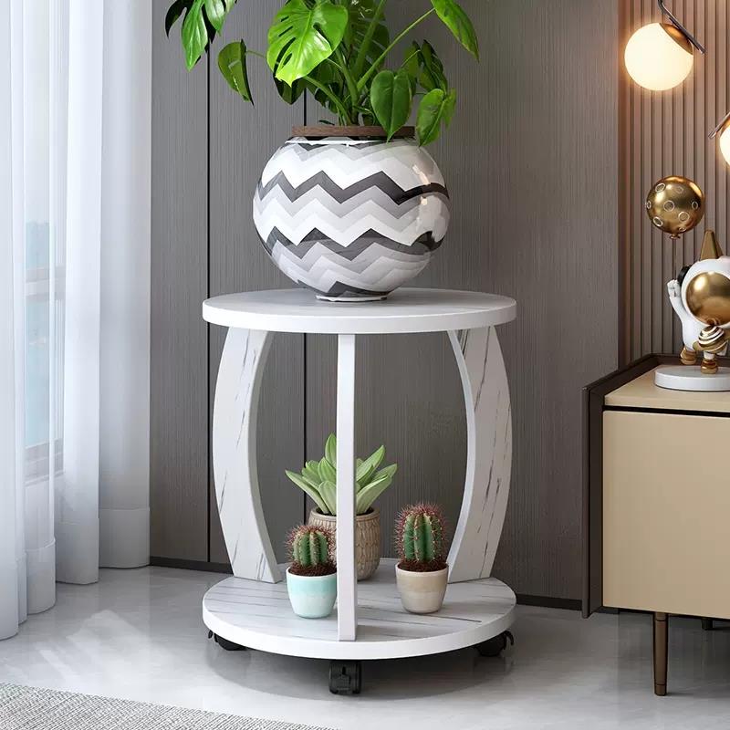 花架子客厅落地式可移动带轮室内简约阳台多层花架置物架花盆托