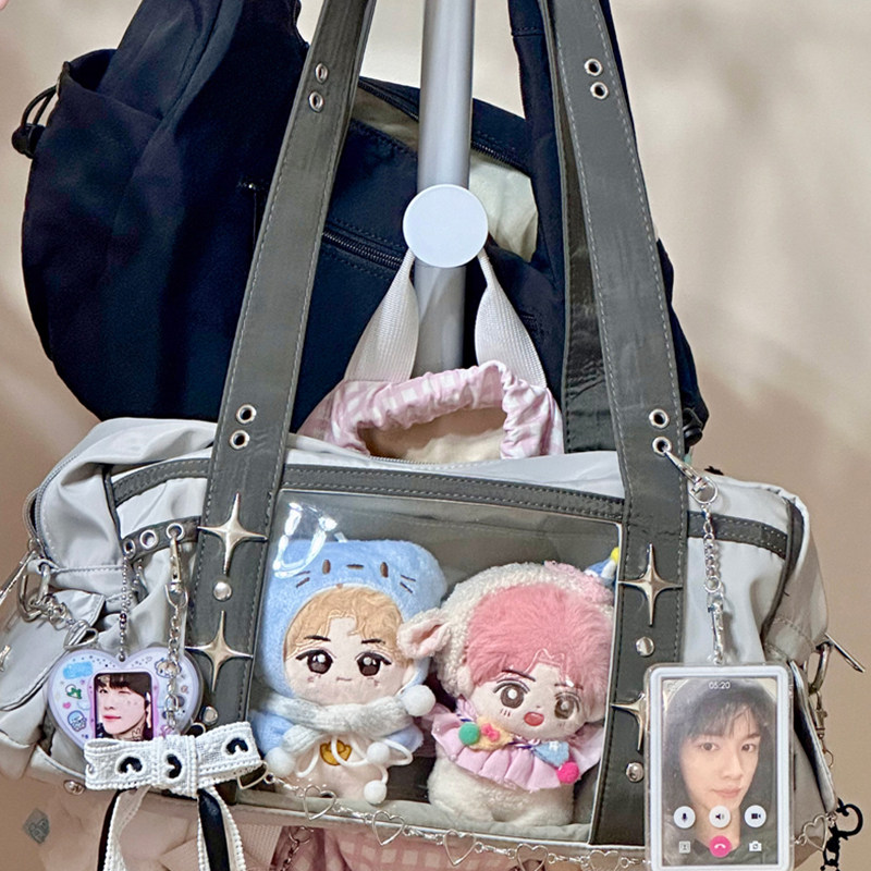 Kpop韩娱二次元单肩斜挎痛包