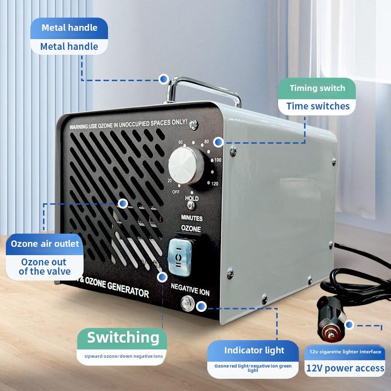 汽车臭氧发生器臭氧机消毒器臭氧消毒机汽车负离子机除臭除臭机