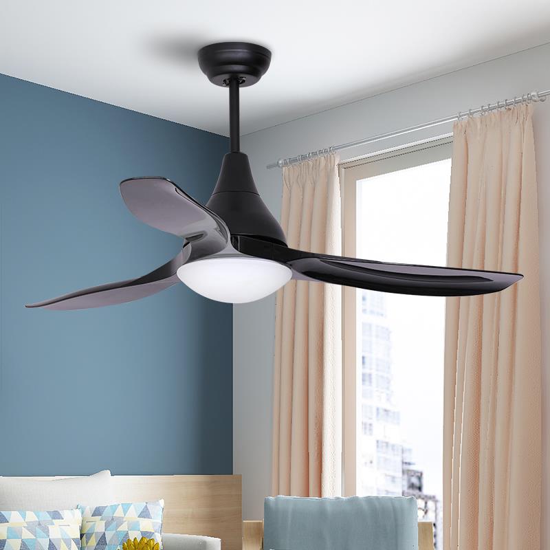 宸居北欧风简约餐厅风扇灯现代时尚家用吊扇灯书房遥控带风扇吊灯