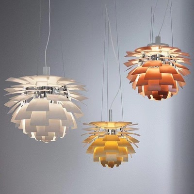 丹麦LouisPoulsen客厅吊灯北欧千叶片设计师款卧室餐厅PH松果灯